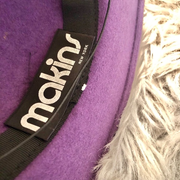 Vintage Violet Felt Makins New York Crafted Hat - Picture 3 of 14